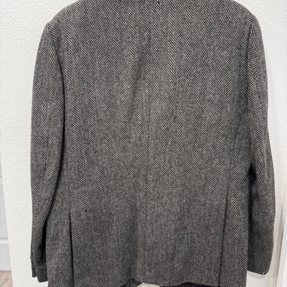 Vintage Gentry The Trimmer Fit 100% Wool 2 Button Suit Blazer Coat S 44 29 x20” - Picture 2 of 10